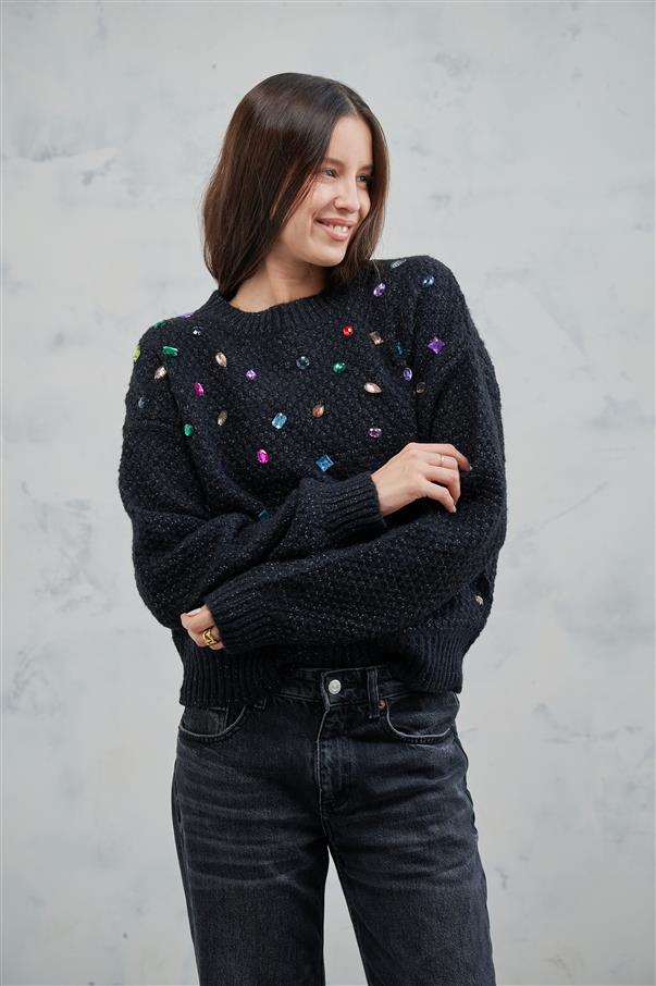 Sweater Wish con Piedras de Colores